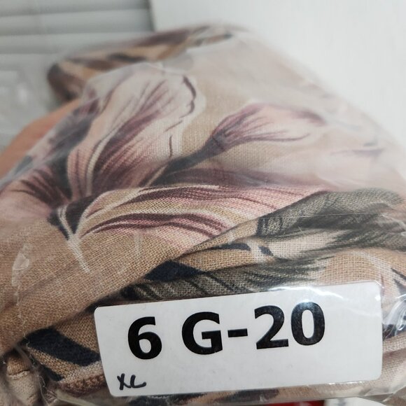 Elie Tahari 100% Linen Cropped Wide Leg Pants Size Small Tropical Beige - Picture 13 of 13